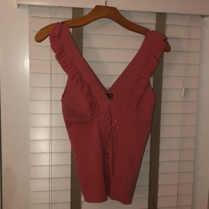 Express laced up Tank.